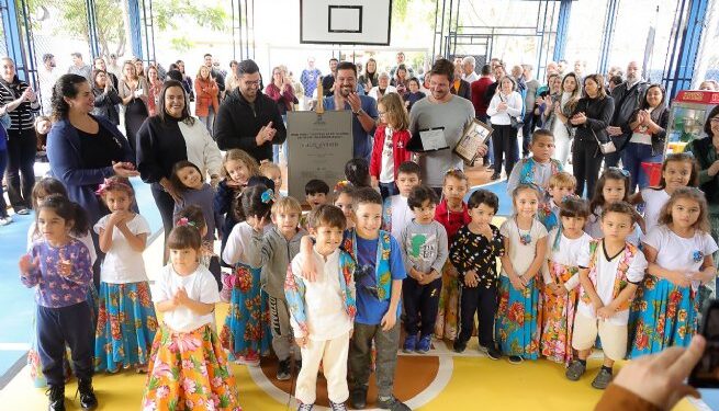 Prefeitura de São Sebastião entrega revitalização da EMEI Algodão Doce