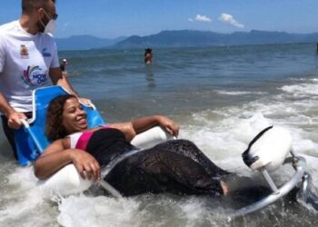 Atividades do Programa Praia Para Todos em Caraguatatuba são paralisadas nesta semana