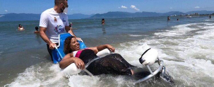 Atividades do Programa Praia Para Todos em Caraguatatuba são paralisadas nesta semana