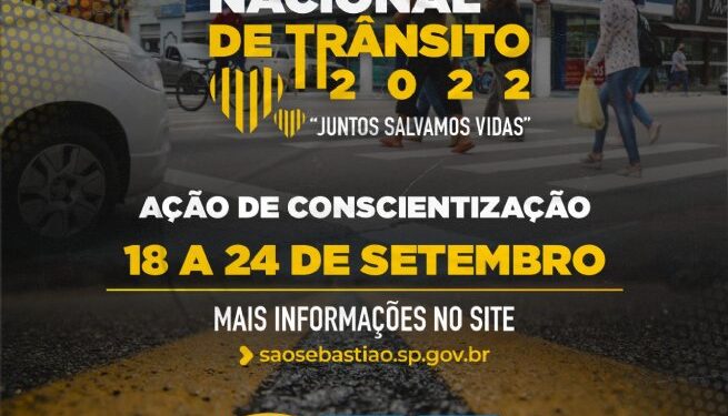 Prefeitura realizará ações por um trânsito mais seguro e consciente durante a Semana Nacional do Trânsito