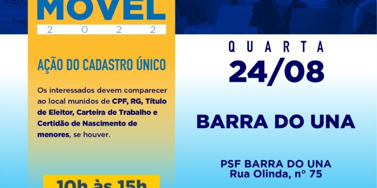 Prefeitura realiza Ação Social Móvel no bairro Barra do Una