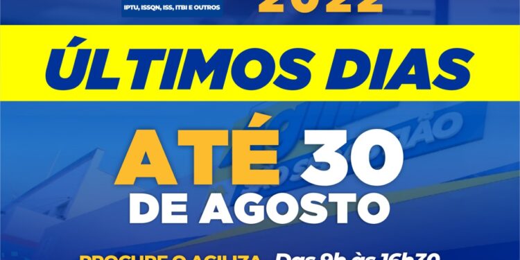 Campanha de Anistia Fiscal 2022 continua até o dia (30)