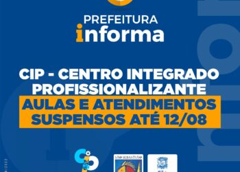 Aulas do CIP são suspensas por causa das fortes chuvas e ventos que atingem São Sebastião