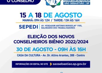 Inscrições para novos membros do Conselho Municipal da Pessoa com Deficiência começam dia 15 de agosto