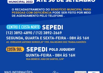 Recadastramento do Passe Livre Municipal 2022 prossegue até o dia 30 de setembro