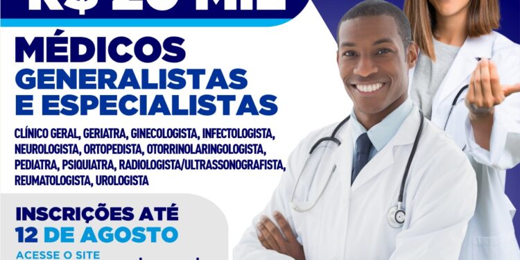 Concurso público para médicos generalistas e especialistas da Prefeitura de São Sebastião oferece rendimentos superiores a R$ 20 mil