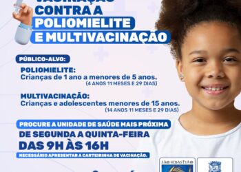 Prefeitura de São Sebastião realiza campanha de multivacinação e contra a poliomielite