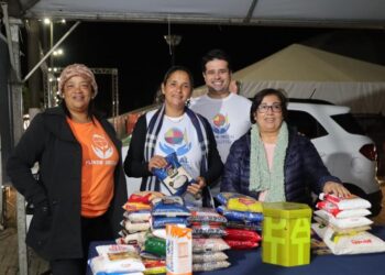 Fundo Social arrecada mais de 600 Kg de alimentos durante o estacionamento solidário do Festival da Cultura Japonesa ‘São Sebastião Matsuri’ e ‘Moto Culto’