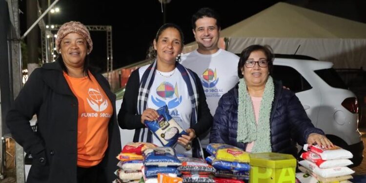 Fundo Social arrecada mais de 600 Kg de alimentos durante o estacionamento solidário do Festival da Cultura Japonesa ‘São Sebastião Matsuri’ e ‘Moto Culto’