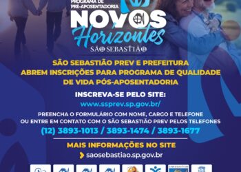 SSPREV e Prefeitura de São Sebastião abrem inscrições para programa de qualidade de vida pós-aposentadoria