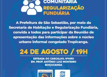 Prefeitura de São Sebastião promove reunião comunitária com moradores do Núcleo Tropicanga, em Boiçucanga