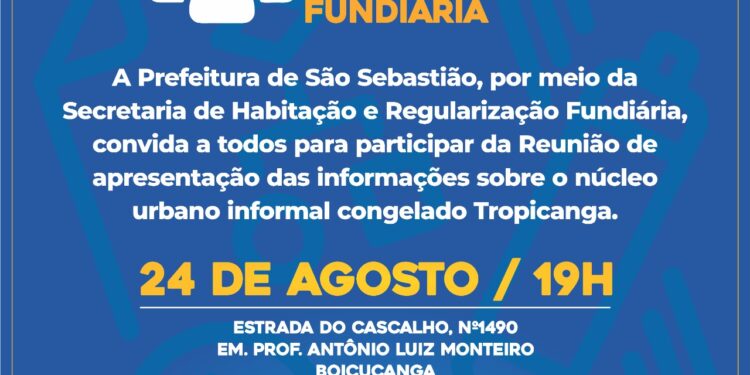 Prefeitura de São Sebastião promove reunião comunitária com moradores do Núcleo Tropicanga, em Boiçucanga