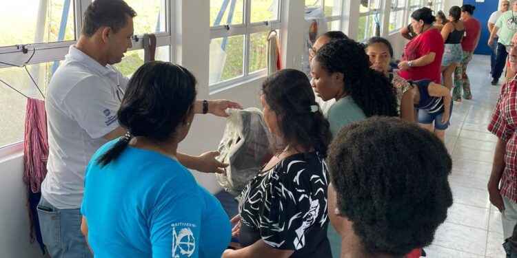 Fundo Social distribui mais de 450 donativos no bairro Morro do Abrigo