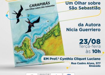 Lançamento do livro “CARAPIRÁS – Um Olhar sobre São Sebastião” acontece na próxima terça-feira
