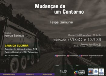 Casa da Cultura de São Sebastião recebe a exposição “Mudanças de um Contorno”, de Felipe Samurai