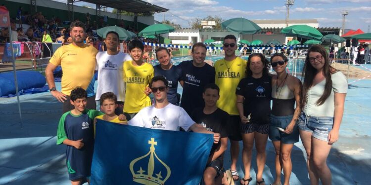 Equipe de natação de Ilhabela conquista pontuação inédita no 64º Jogos Regionais