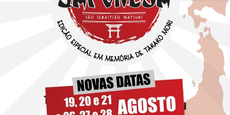 Festival da Cultura Japonesa “São Sebastião Matsuri” reúne gastronomia da terra do sol nascente e apresentações culturais na Rua da Praia