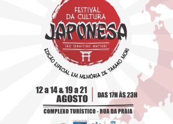 Festival da Cultura Japonesa “São Sebastião Matsuri” reúne gastronomia da terra do sol nascente e apresentações culturais na Rua da Praia