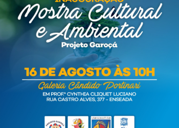 Mostra Cultural e Ambiental do projeto Garoça é inaugurada amanhã na galeria Candido Portinari