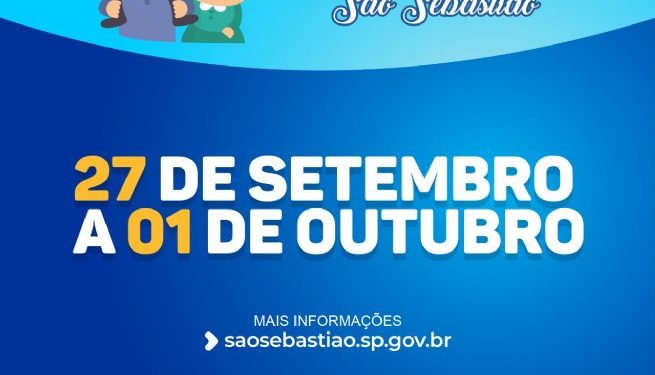 6ª Semana Municipal da Pessoa Idosa começa dia 27 de setembro