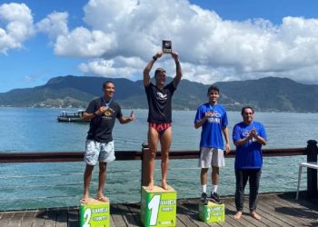 Nadador sebastianense conquista 3º lugar no Píer à Píer em Ilhabela