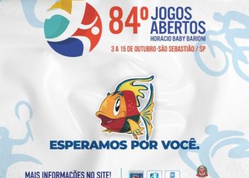 Cerimônia de abertura do 84º Jogos Abertos de São Sebastião será na Rua da Praia
