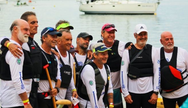 Equipe de canoa havaiana sebastianense conquista Aloha Spirit 2022 na categoria +60