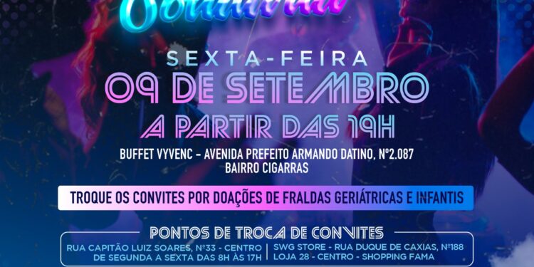 Fundo Social realiza Festa Flashback Solidária nesta sexta-feira (09)