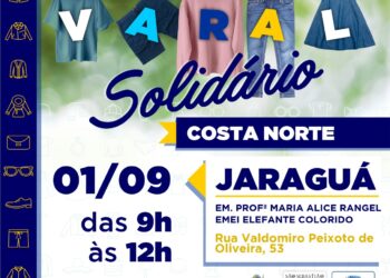 Fundo Social realiza Varal Solidário no bairro Jaraguá