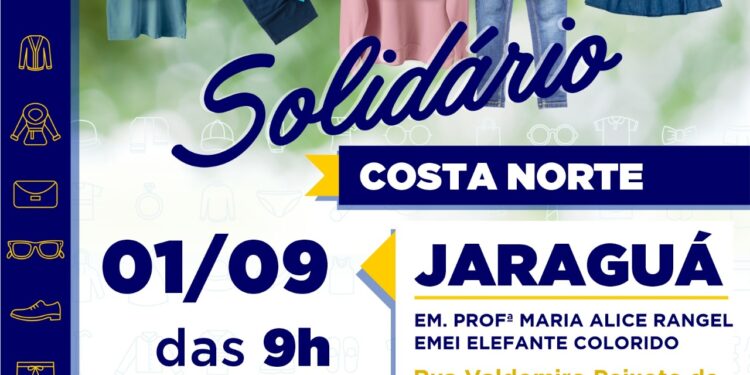 Fundo Social realiza Varal Solidário no bairro Jaraguá