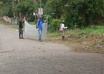 Prefeitura executa serviços de manutenção e limpeza nos bairros Arrastão e Pontal da Cruz