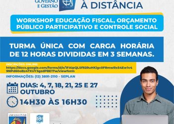Prefeitura de São Sebastião e FATEC oferecem Workshop Educação Fiscal, Orçamento Público Participativo e Controle Social a servidores municipais