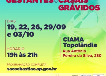 Prefeitura de São Sebastião abre inscrições para Curso de Gestantes e Casais Grávidos