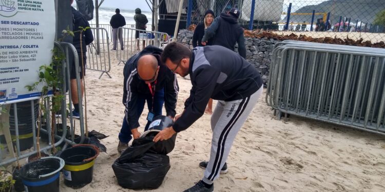 Prefeitura realiza ações de conscientização ambiental na 1ª Etapa do Circuito Sebastianense de Surf