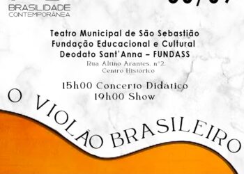 Teatro Municipal de São Sebastião recebe o espetáculo musical “Brasilidade Contemporânea” no dia 30 de setembro