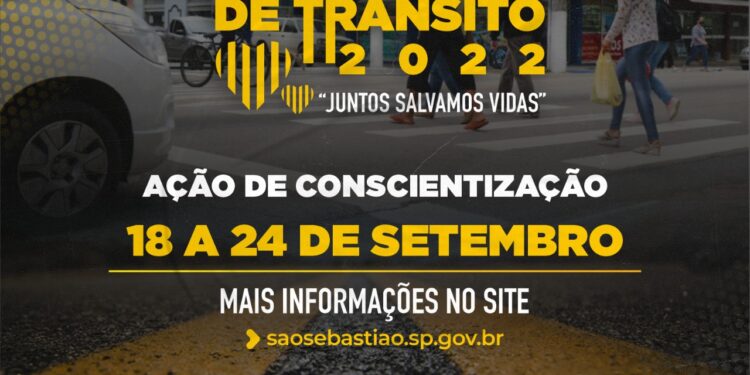 Prefeitura realizará ações por um trânsito mais seguro e consciente durante a Semana Nacional do Trânsito