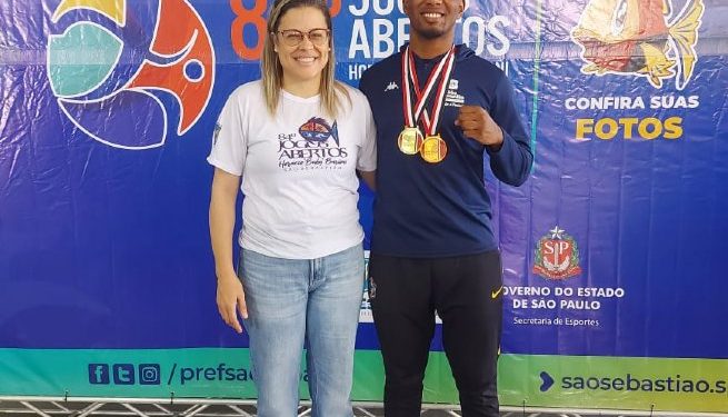 São Sebastião ganha 1ª medalha de ouro nos Jogos Abertos