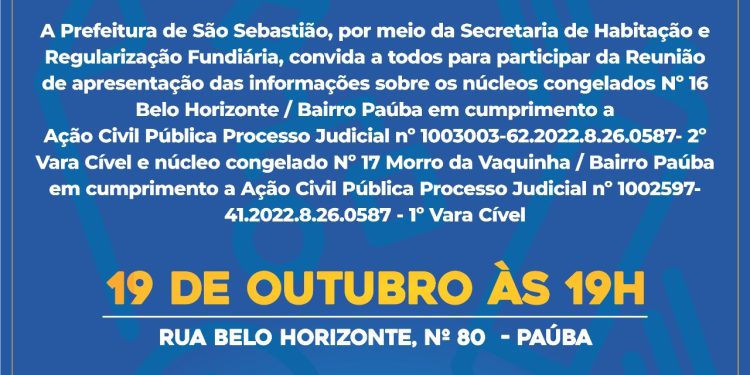 Prefeitura promove reunião comunitária com moradores dos núcleos Belo Horizonte e Morro da Vaquinha em Paúba   
