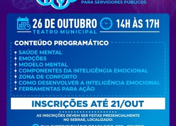 Prefeitura oferece curso para servidores municipais sobre Inteligência Emocional