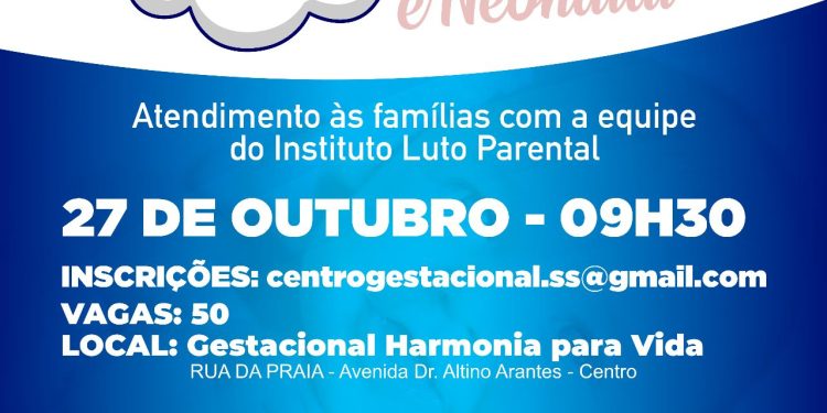 Centro Gestacional realizará evento de Sensibilização do Luto Gestacional, Neonatal e Infantil