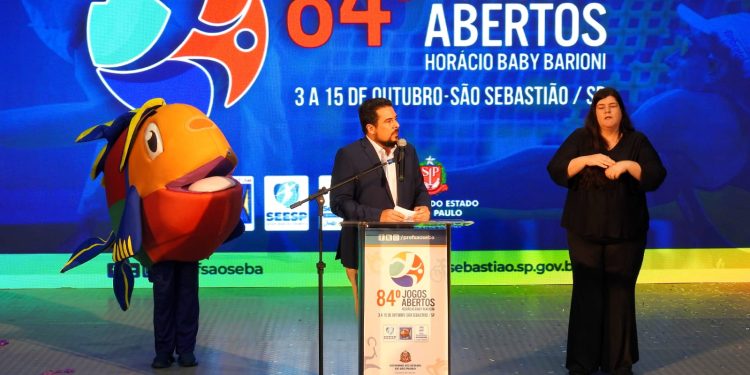 Prefeito Felipe Augusto participa da abertura do 84º Jogos Abertos “Horácio Baby Barioni”