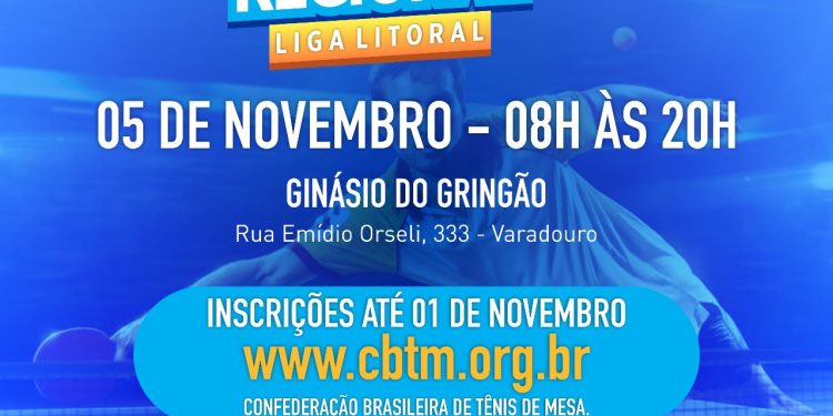 6ª Etapa do Regional Liga Litoral de Tênis de Mesa acontece em São Sebastião