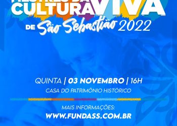 Prefeitura entrega prêmio aos Mestres da Cultura Viva de São Sebastião 2022 na próxima quinta-feira (3)