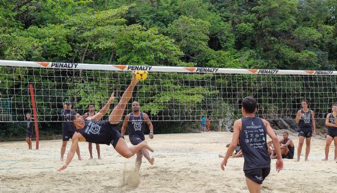 Edição do Open Arena Haru apresenta nível profissional de futevôlei na Praia Preta