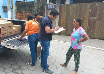 Vilas Pantanal e Paraná recebem ação solidária do Fundo Social