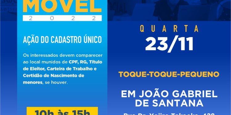 Prefeitura realiza Ação Social Móvel no bairro Toque-Toque-Pequeno