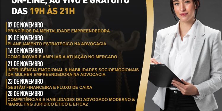 Prefeitura abre inscrições para o programa gratuito de ‘Advocacia Empreendedora’