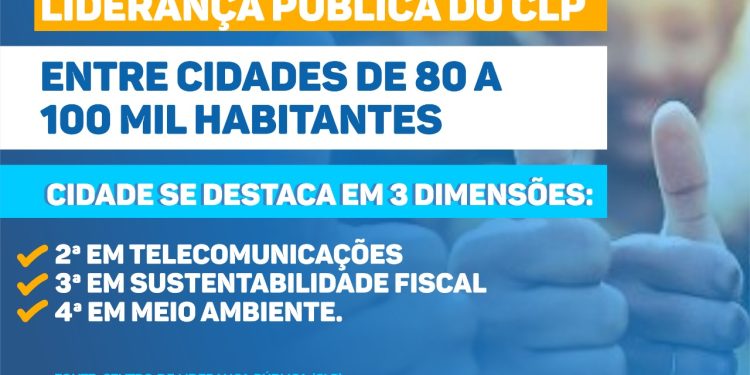 São Sebastião é a 8ª cidade brasileira do ranking de liderança pública entre cidades de 80 a 100 mil habitantes