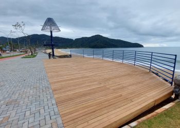 Obras de urbanização da Praça Pôr do Sol e da orla de Boiçucanga entram em fase final   