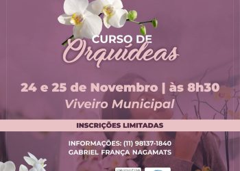 Prefeitura de São Sebastião abre inscrições para curso gratuito de Orquídeas